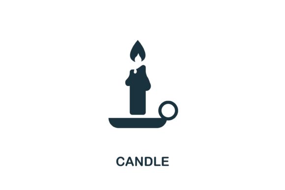 Candle Icon: Versatile Vector for Web and Print Design