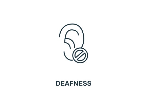Deafness Icon: Essential Vector Assets for Design
