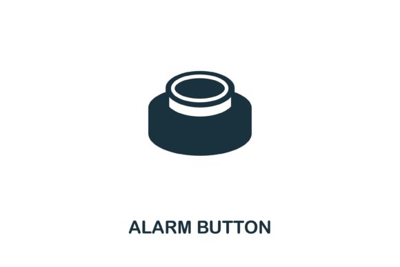 Designing for Urgency: The Monochrome Alarm Button Icon in Digital Health