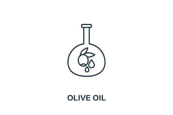 Elevating Visual Design with the Olive Oil Icon from Italy Collection