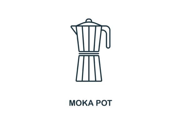 Elevating Visual Storytelling with the Moka Pot Icon from Italy Collection