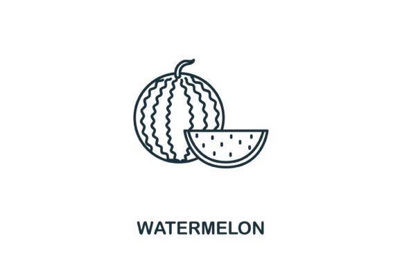 Enhancing Visual Communication with the Watermelon Icon from Fruits Collection