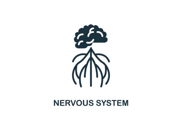 Evaluating the Monochrome Nervous System Icon for Professional Design