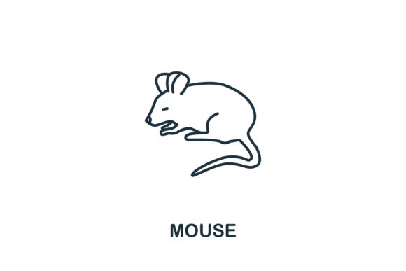 Evaluating the Mouse Icon from Home Animals Collection for Professional Design Projects