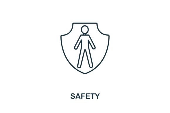 Evaluating the Safety Icon from Insurance Collection for Professional Design Projects