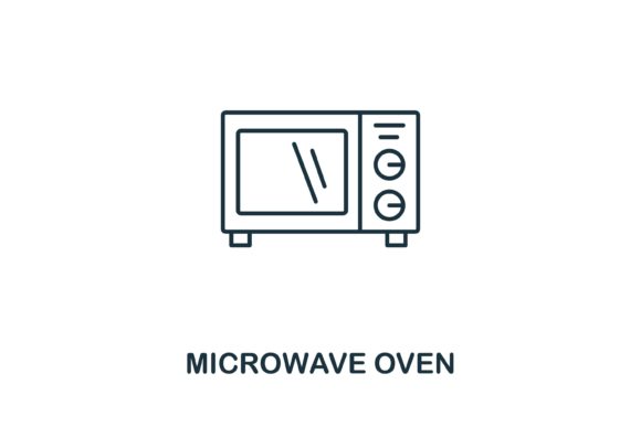 Microwave Oven Icon: A Practical Asset for Household Design Projects
