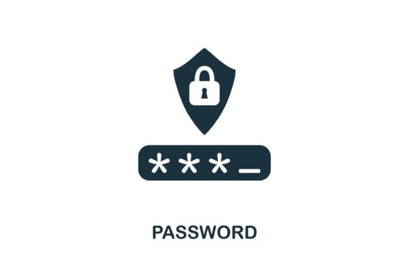 Password Icon: Essential Vector Assets for Web Security