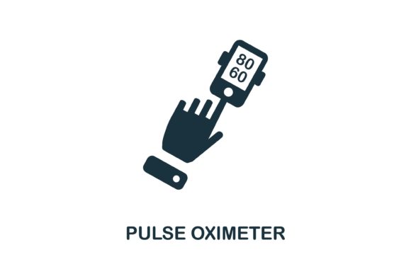 Pulse Oximeter Icon: Essential Visual Asset for Digital Health Design